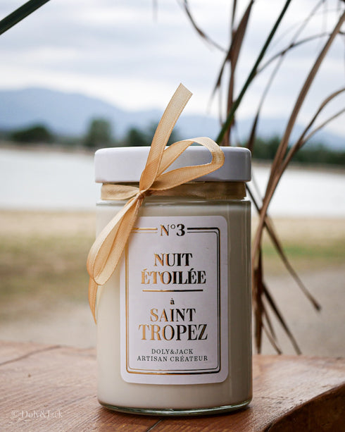Bougie Nuit Étoilée à Saint-Tropez
